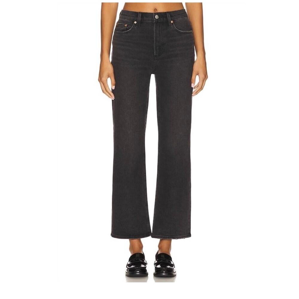 Pistola Ally High Rise Ankle Bootcut Jeans Black Lodge Size 25 Stretch